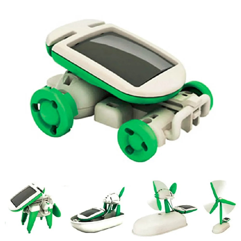 Robot Solar Juguete Educativo Kit 6 en 1