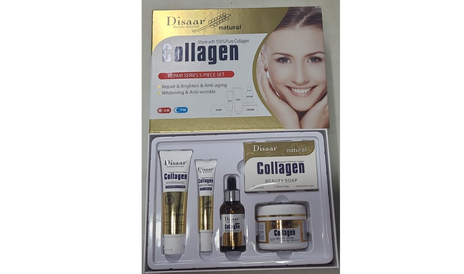 Kit Cuidado Facial Colageno Disaar