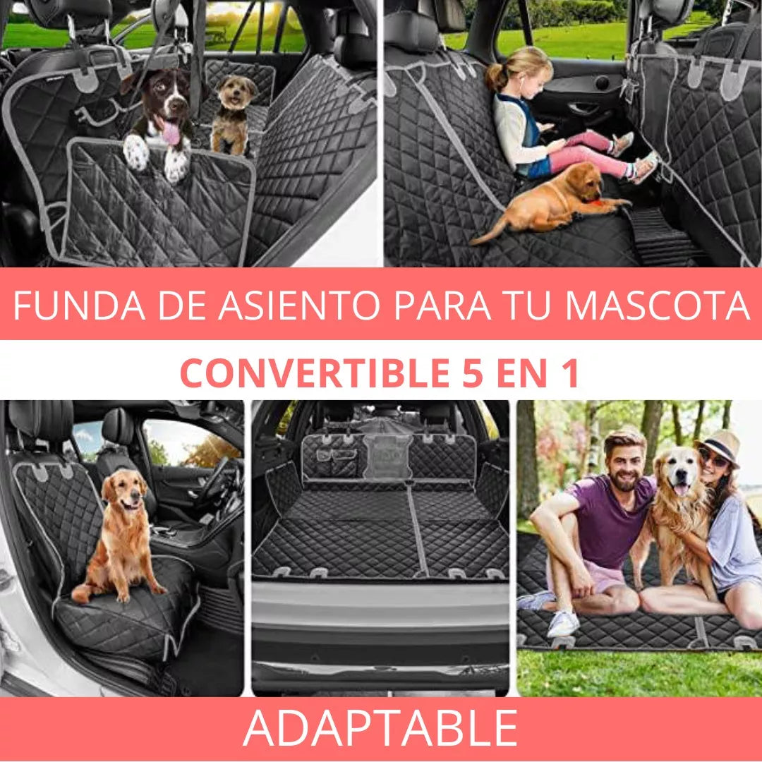 Protector Funda Cubre Asiento Auto Perro