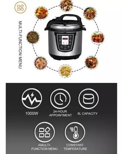 Multiolla Presión Eléctrica 6L 1000w